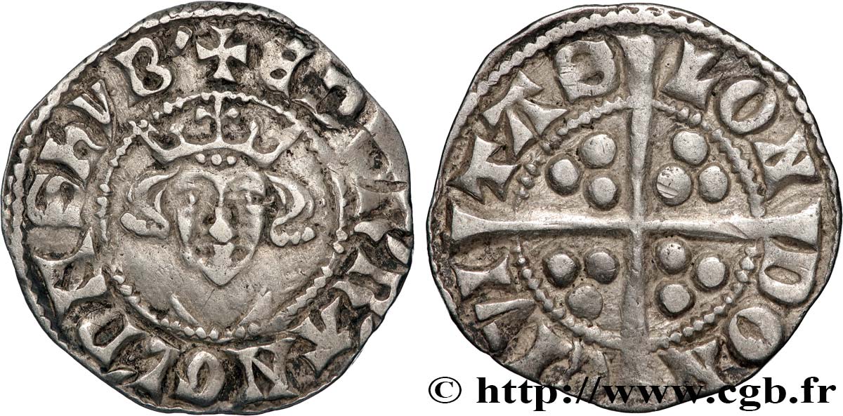 ENGLAND - KINGDOM OF ENGLAND - EDWARD I Penny n.d. Londres AU 