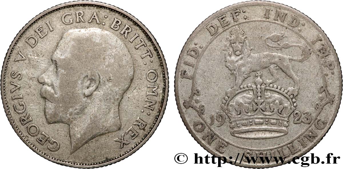 REGNO UNITO 1 Shilling Georges V 1923 Londres MB 