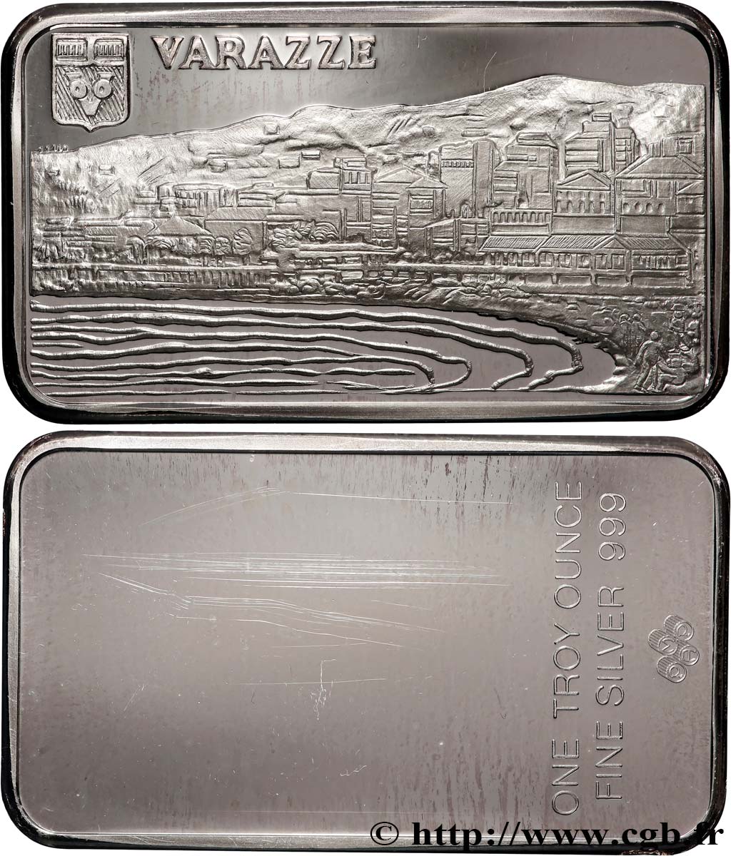 SILVER INVESTMENT Lingotin de 1 once - ARGENT 999 - Varazze n.d. s.l. MS 