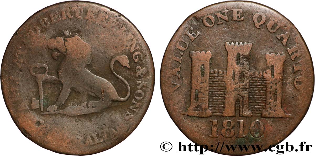 GIBILTERRA 1 Quarto 1810  q.MB 
