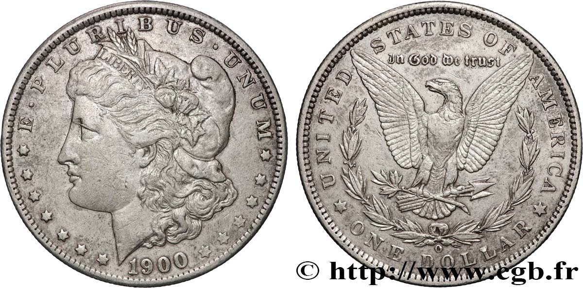 ESTADOS UNIDOS DE AMÉRICA 1 Dollar Morgan 1900 Nouvelle-Orléans MBC 