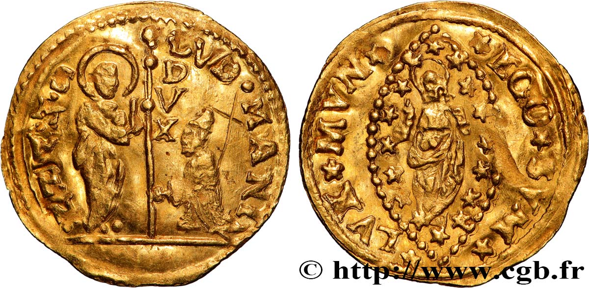 ITALIEN - VENEDIG - LUDOVICO MANIN (120. doge) 1/4 Zecchino (Sequin) n.d. Venise SS 