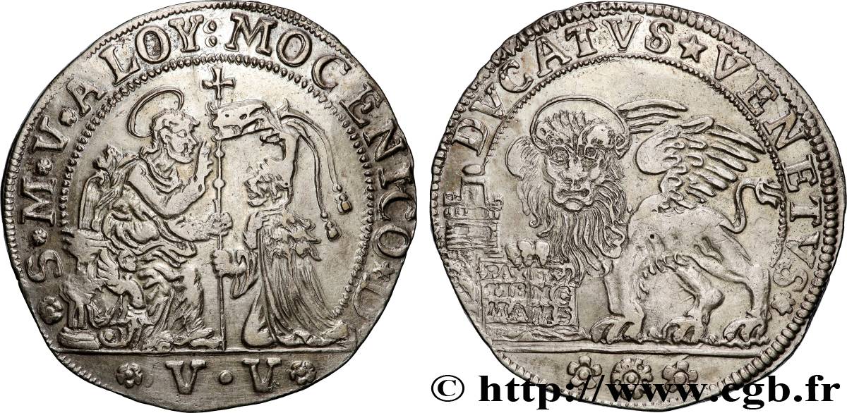 ITALY - VENICE - ALVISE IV MOCENIGO (118th doge) Ducato N.D.  AU 