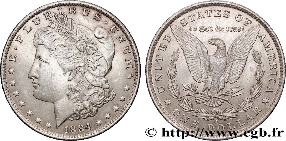 ÉTATS-UNIS D AMÉRIQUE 1 Dollar Morgan 1884 Nouvelle-Orléans SPL 