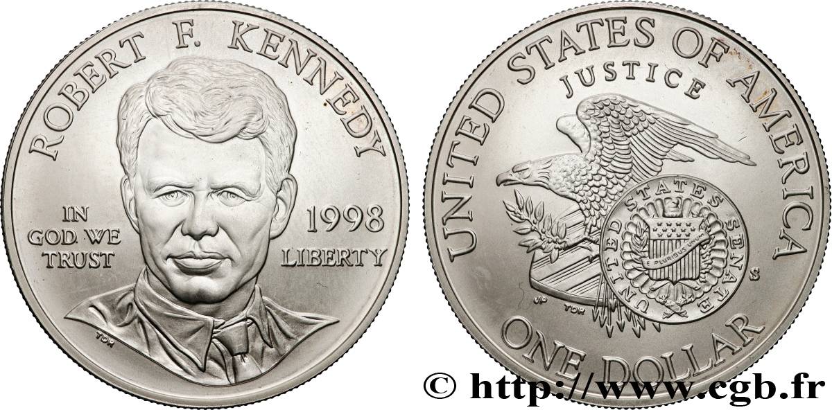 STATI UNITI D AMERICA 1 Dollar Kennedy 1998 San Francisco MS 