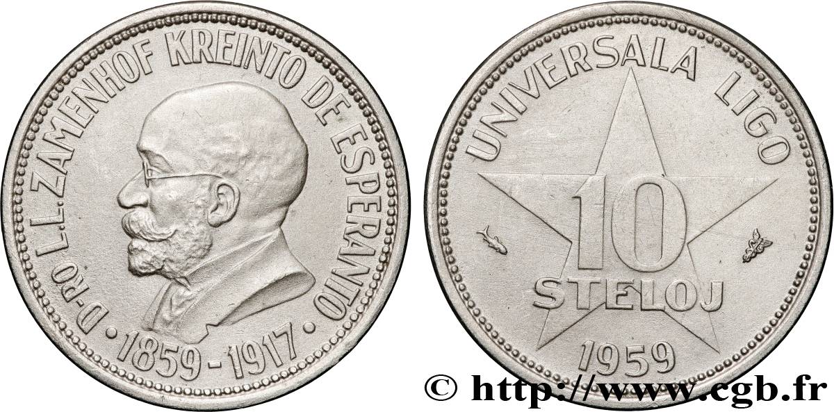 PAíSES BAJOS 10 Steloj - Esperanto 1965 Utrecht SC 