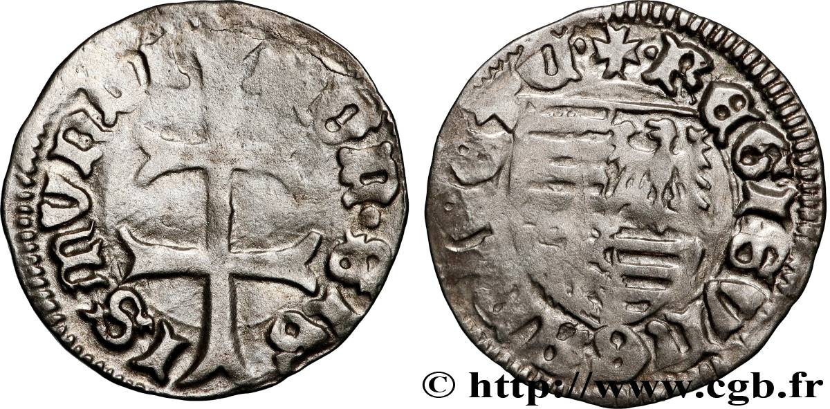 HONGRIE - SIGISMOND Ier DU SAINT-EMPIRE Denier n.d.  TB+ 