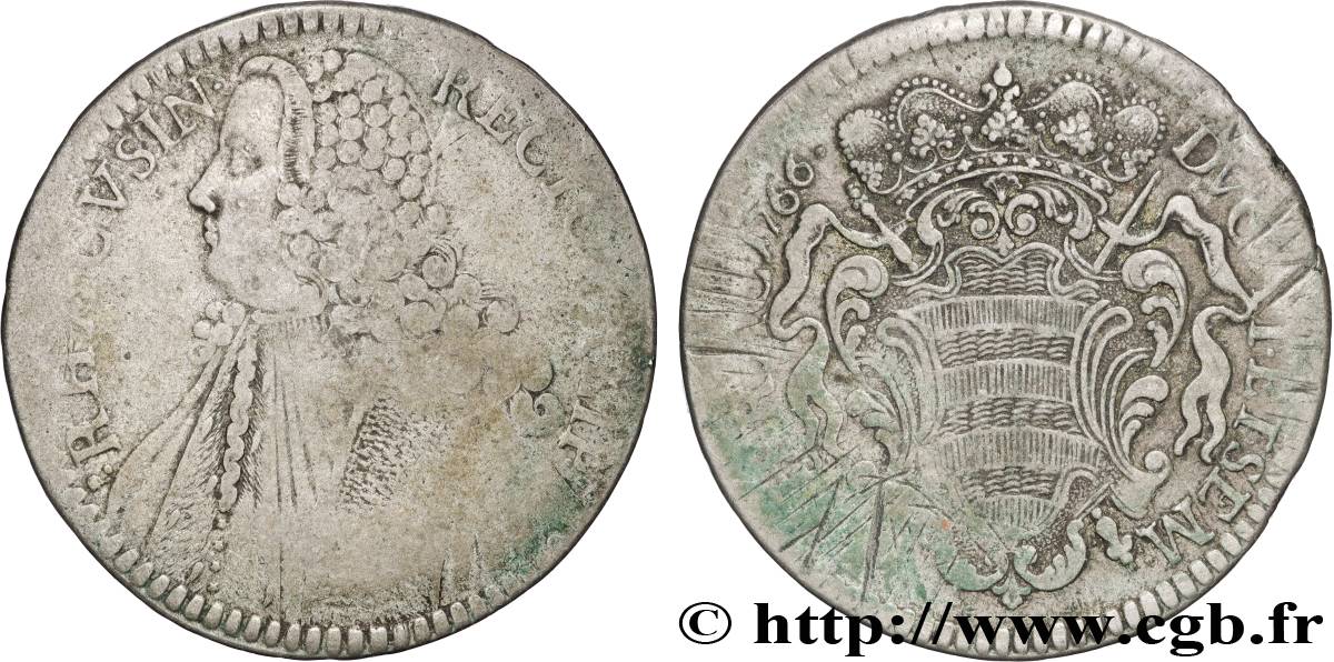 DALMATIEN - REPUBLIK RAGUSA Thaler rectoral neuf 1766 Dubrovnik S 