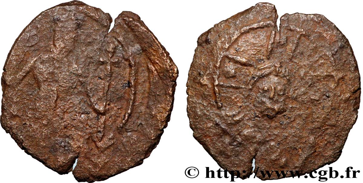 TERRE SAINTE - COMTÉ D ÉDESSE - BAUDOUIN II Follis 1100-1118 Édesse TB+ 