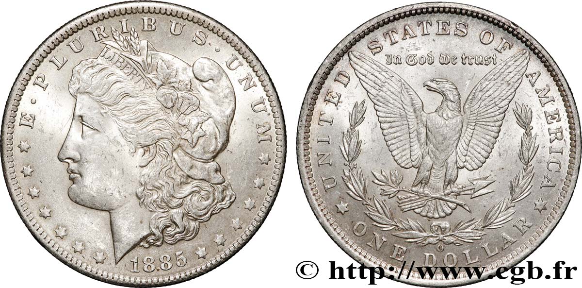 ÉTATS-UNIS D AMÉRIQUE 1 Dollar Morgan 1885 Nouvelle-Orléans SPL 