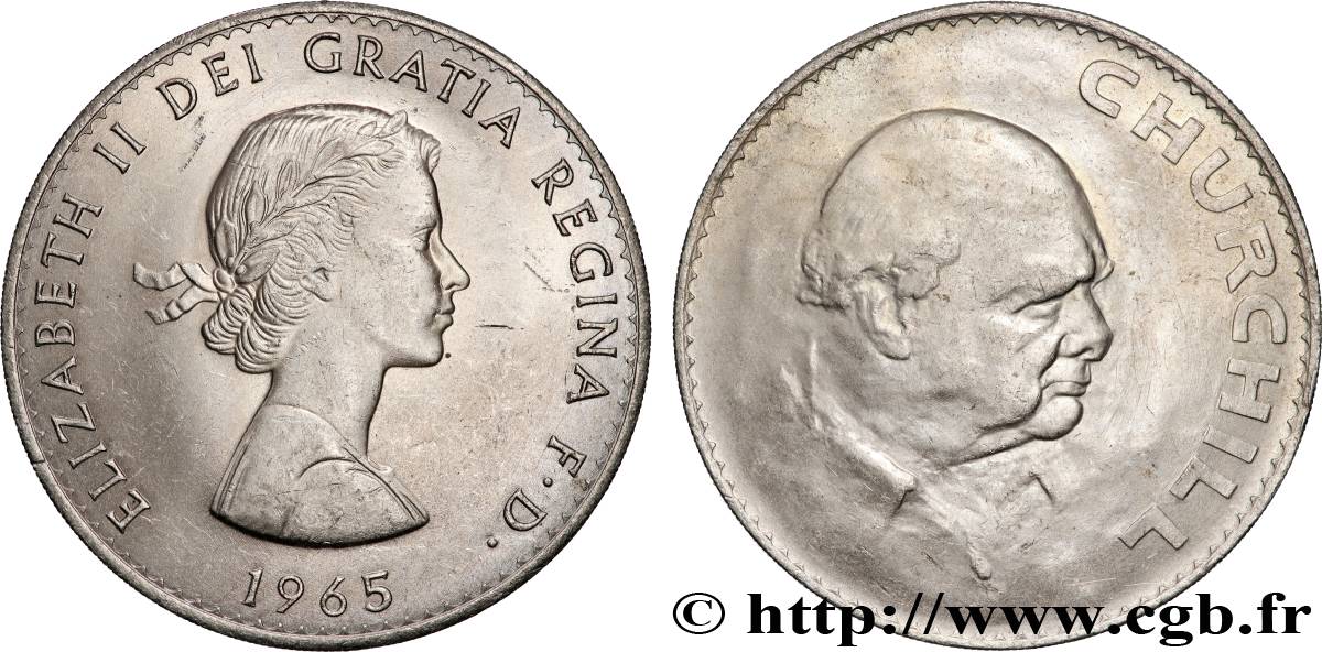 REGNO UNITO 1 Crown Winston Churchill 1965  SPL 