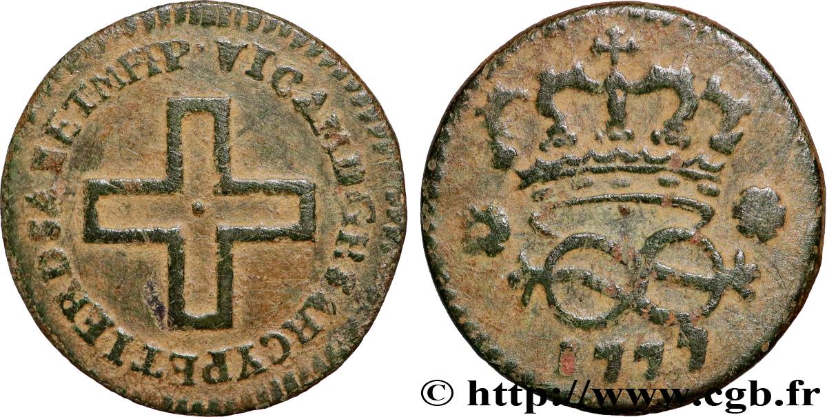 SAVOIE - DUCHÉ DE SAVOIE - VICTOR-AMÉDÉE III 2 Denari 1777 Turin TB+ 