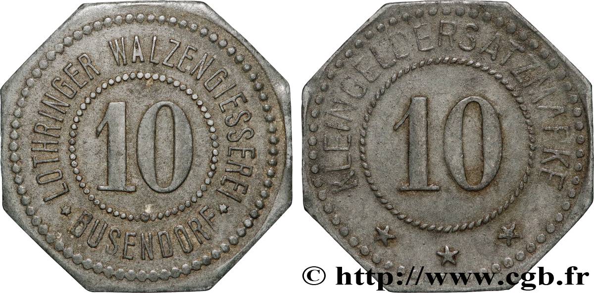 GERMANIA - Notgeld 10 Pfennig Busendorf / Lothringen n.d.  q.SPL 