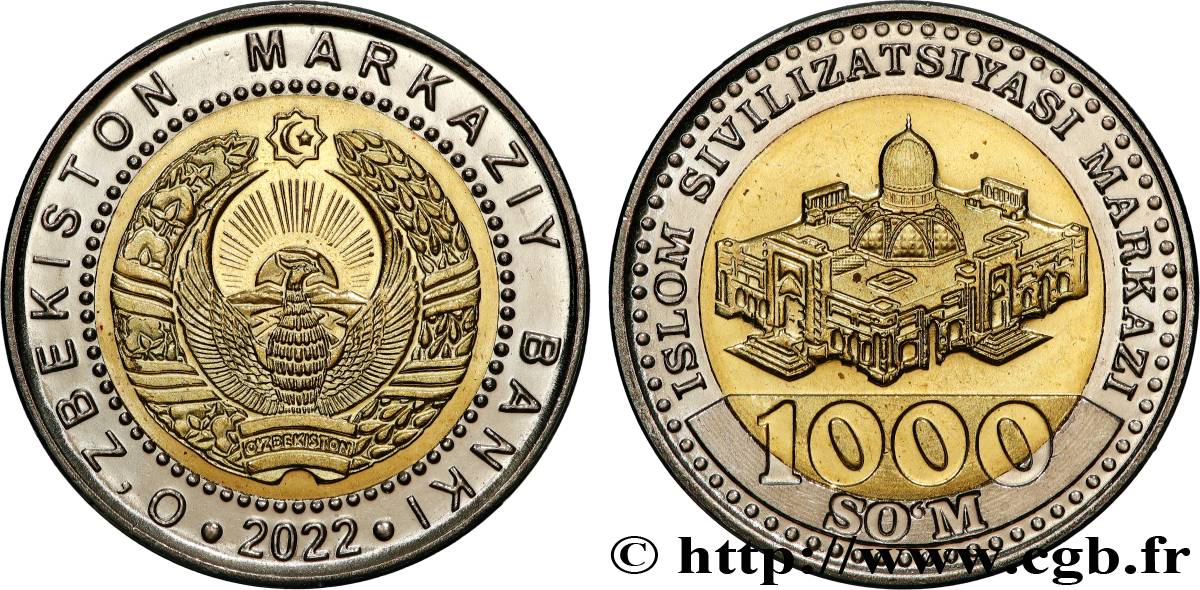 UZBEKISTáN 1000 Som 2022  SC 