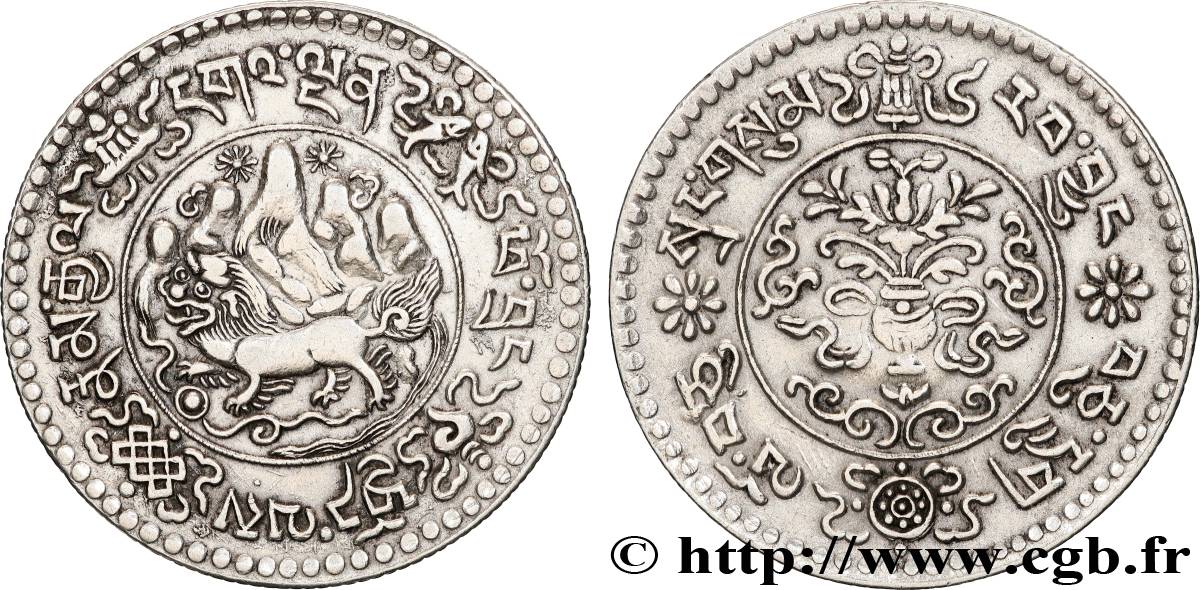 TIBET 3 Srang BE 16-10 1936 Tapchi TTB+ 