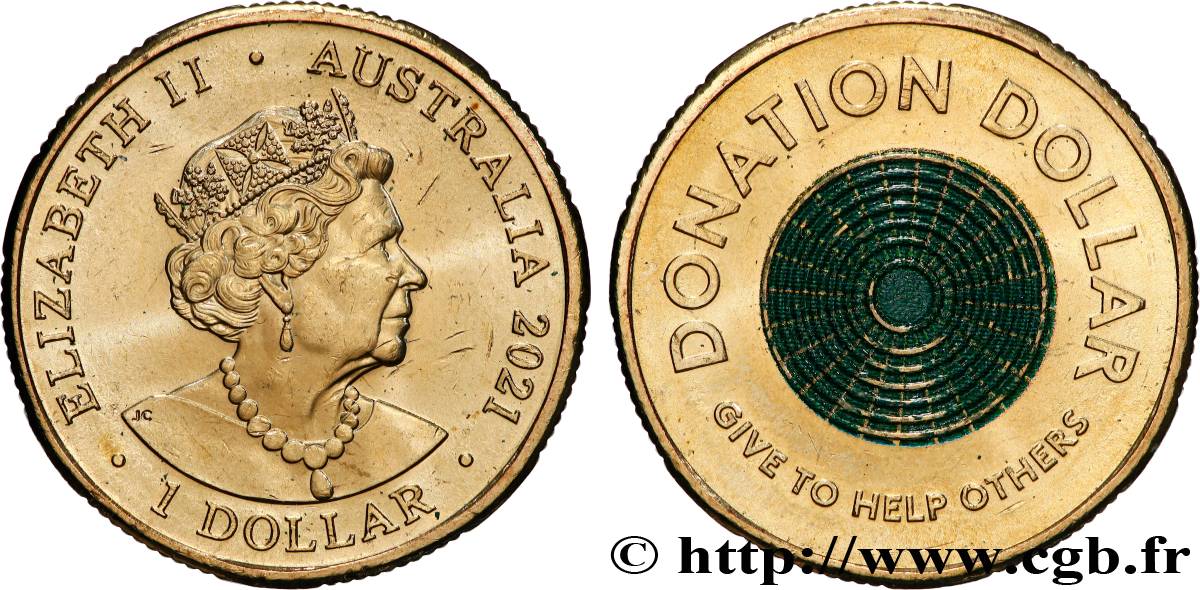 AUSTRALIE 1 Dollar Donation Dollar (Dollar de donation) 2021 Canberra SPL 