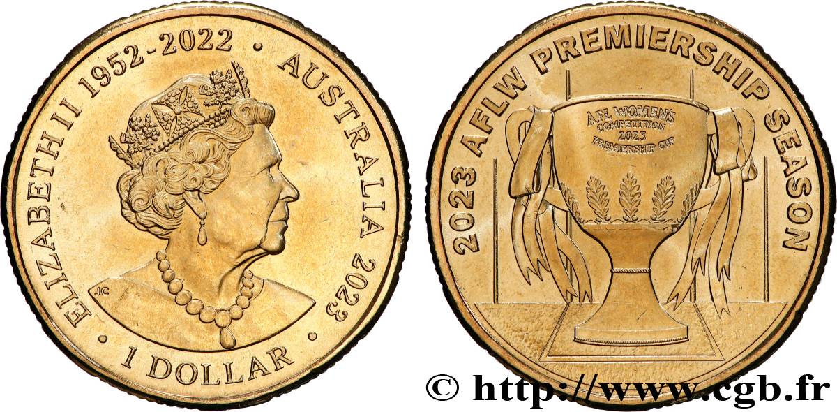 AUSTRALIA 1 Dollar AFLW Premiership 2023 Canberra MS 