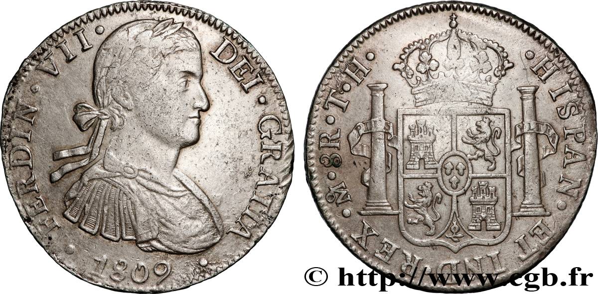MEXIKO - FERDINAND VII. 8 Reales  1809 Mexico SS 
