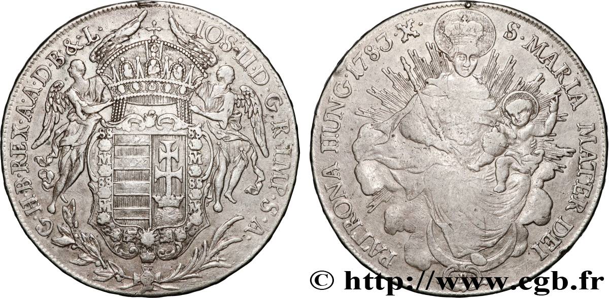 HONGRIE Thaler 1783 Kremnitz TTB 