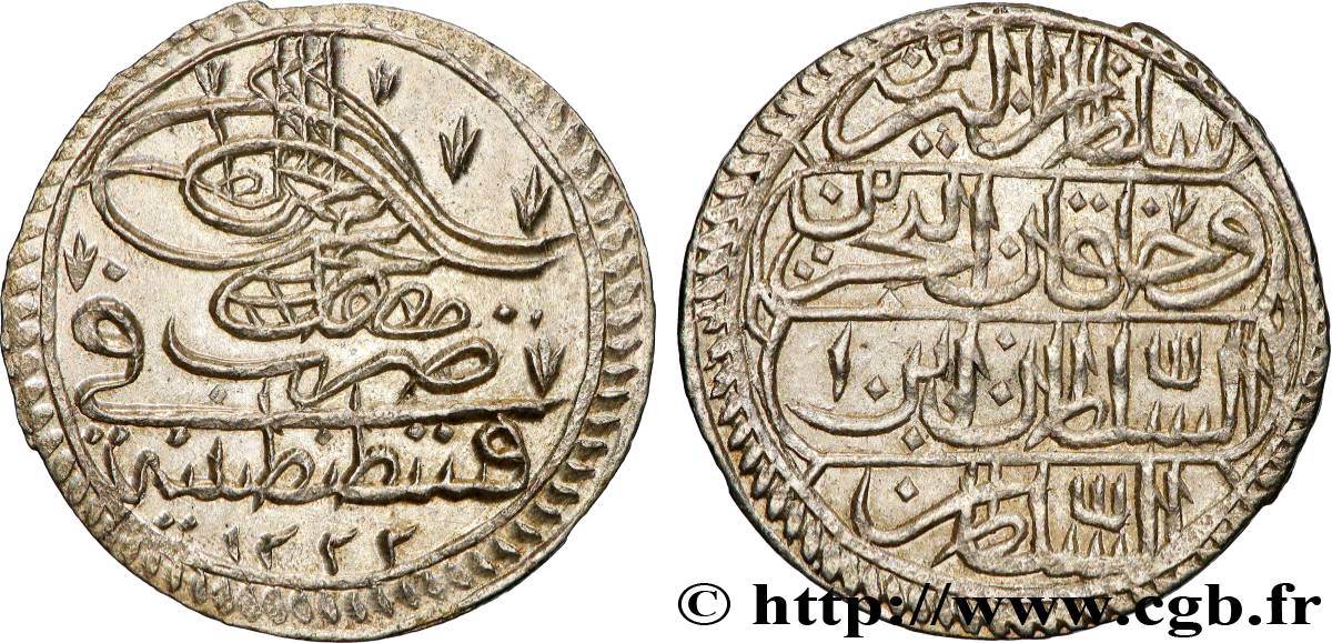 TURQUIE - EMPIRE OTTOMAN 5 Para - Mustafa IV AH 1222/1 1807 Istanbul TTB+ 