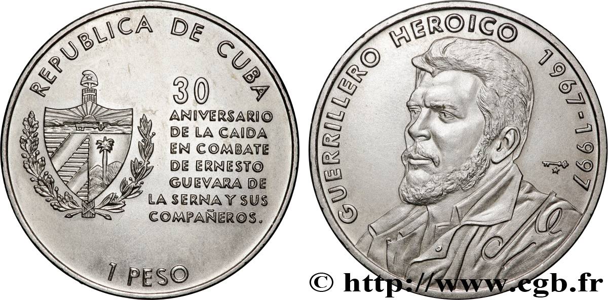 CUBA 1 Peso Che Minister 1997 La Havane MS 