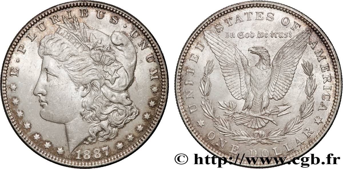 UNITED STATES OF AMERICA 1 Dollar type Morgan 1887 Philadelphie AU 