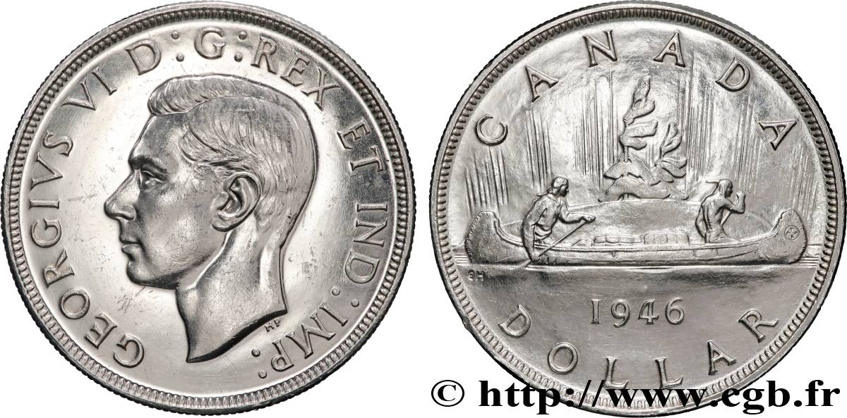 CANADA - GEORGES VI 1 Dollar Georges VI 1946  SUP 