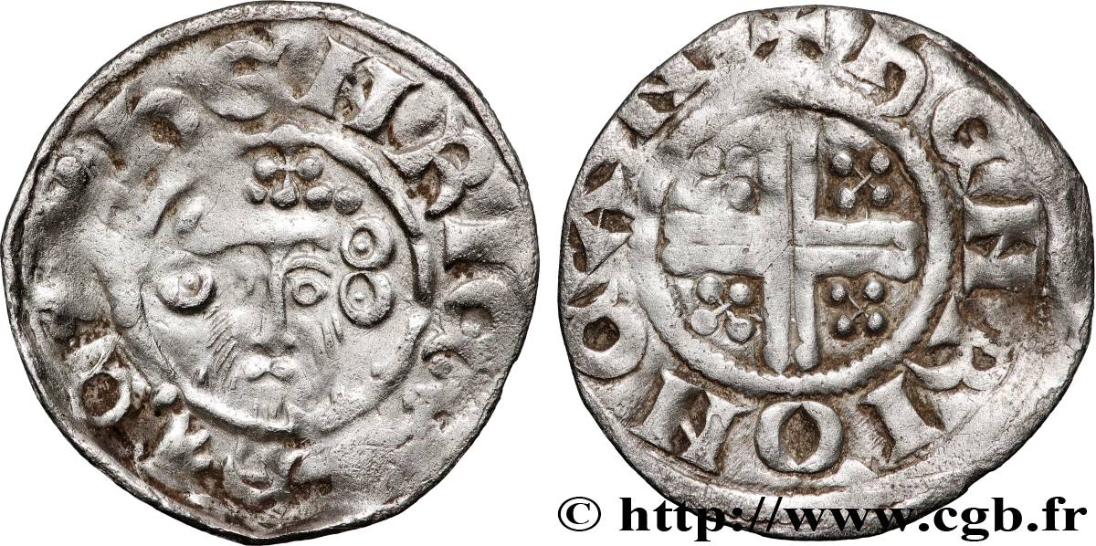 ENGLAND - KINGDOM OF ENGLAND - HENRY III PLANTAGENET Penny dit “short cross” n.d. Canterbury VF 