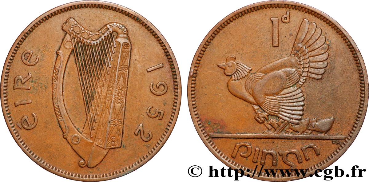 IRLAND 1 Pingin Eire 1952  fVZ 