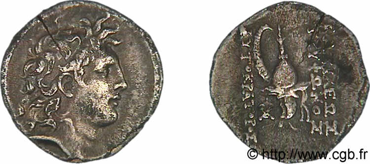 SYRIA - SELEUKID KINGDOM - TRYPHON Drachme XF