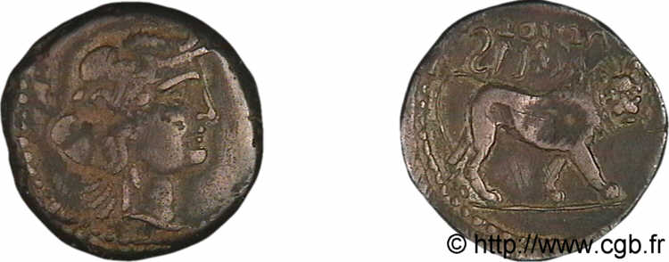 MAURETANIA - REINO DE MAURETANIA - JUBA I Bronze Æ 22 BC+