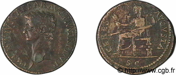 CLAUDIUS Dupondius, (MB, Æ 28) XF