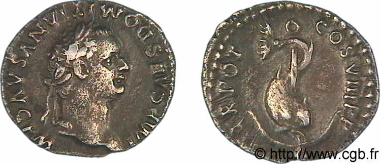 DOMITIANUS Denier AU