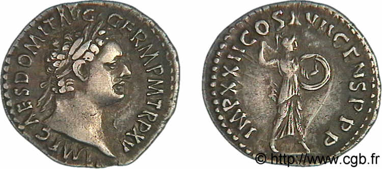 DOMITIANUS Denier AU