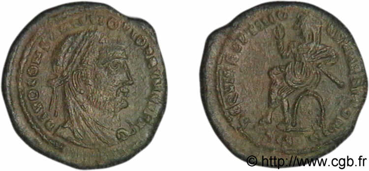 CONSTANTIUS I CHLORUS Demi-follis ou demi-nummus VZ