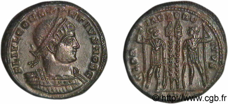 CONSTANTIUS II Centenionalis ou nummus MS