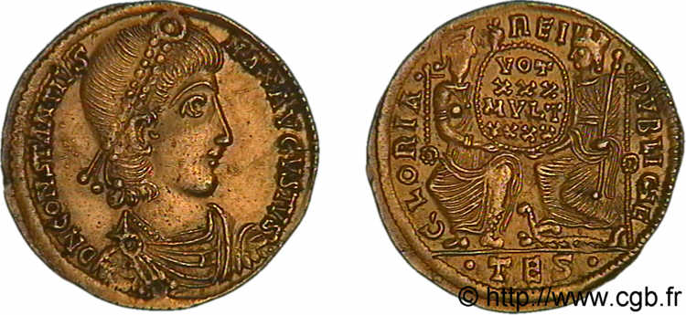 CONSTANTIUS II Solidus léger VZ