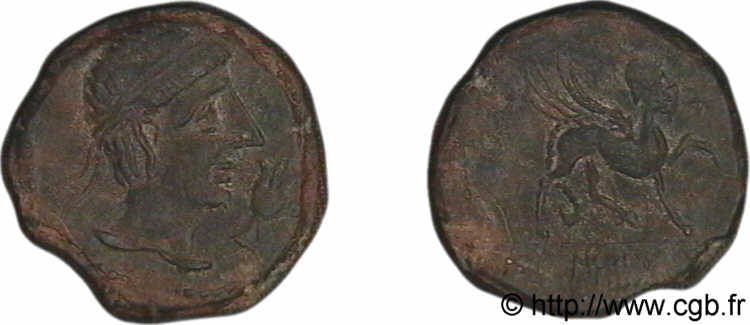 SPAGNA - IBERICO - CASTULO/KASTILO (Provincia di Jaen/Calzona) Unité de bronze, Æ 26 AU
