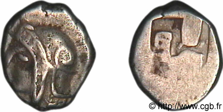 MASSALIA - MARSEILLE Litra du trésor d Auriol d Athéna TTB