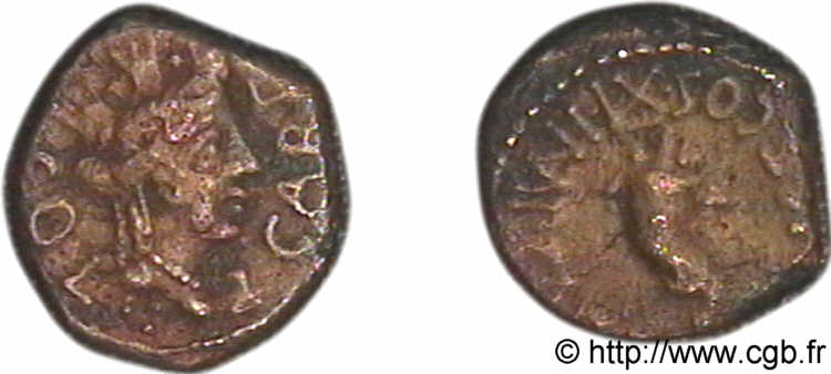 CABELLIO - CAVAILLON Bronze (quadrans), Æ 13 TTB