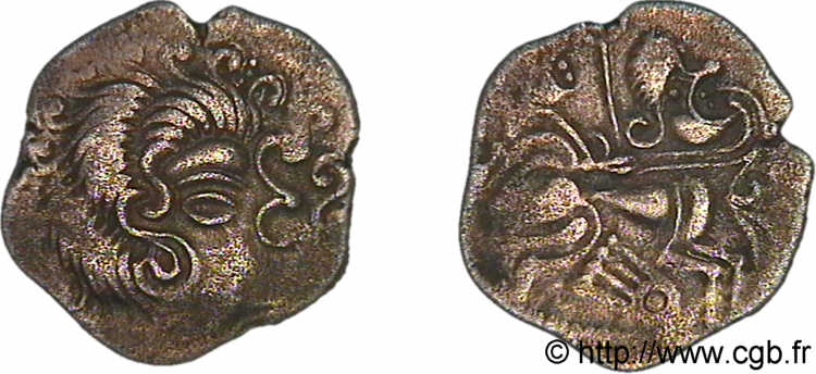 GALLIEN - ARMORICA - CORIOSOLITÆ (Region die Corseul, Cotes d Armor) Statère fVZ