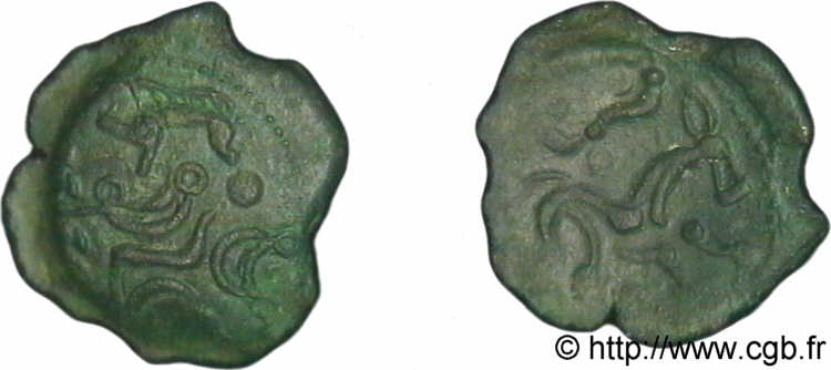 AULERQUES ÉBUROVICES (Région d Évreux) Bronze au cheval SUP