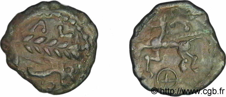 GALLIA - AULERCI EBUROVICES (Regione d Evreux) Bronze au sanglier XF