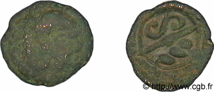GALLIA - CALETI (Regione di Pays de Caux) Bronze à l esse et aux chevrons MB/q.SPL