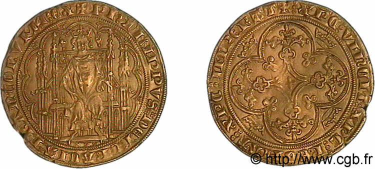 FILIPPO VI OF VALOIS Chaise d or 17/07/1346  AU