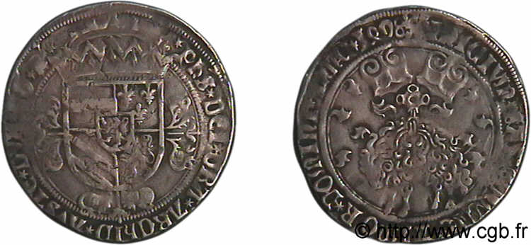 BURGUNDIAN NETHERLANDS - DUCHY OF BRABANT - PHILIP THE HANDSOME OR THE FAIR Toison d argent 1498 Anvers XF