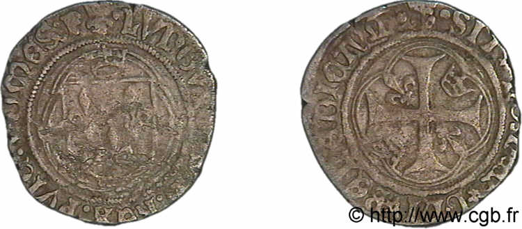 LOUIS XII  Blanc de Provence, 3e type 25/04/1498 Tarascon BC/BC+