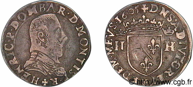 PRINCIPAUTY OF DOMBES - HENRY OF MONTPENSIER Teston BC+