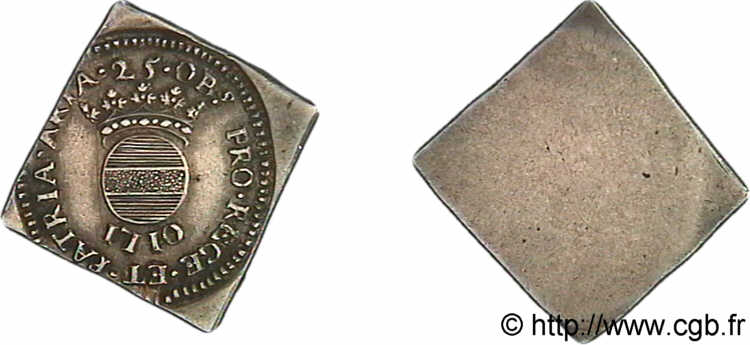 ARTOIS - SIÈGE D AIRE-SUR-LA-LYS 25 sols, monnaie obsidionale SUP