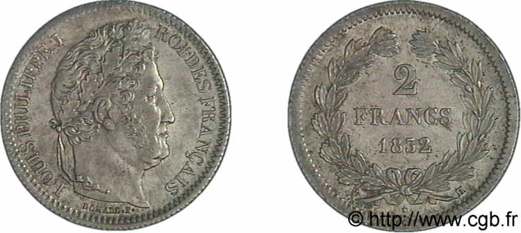 2 francs Louis-Philippe 1832  La Rochelle F.260/8 AU 
